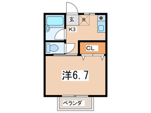 フロ－ラの物件間取画像